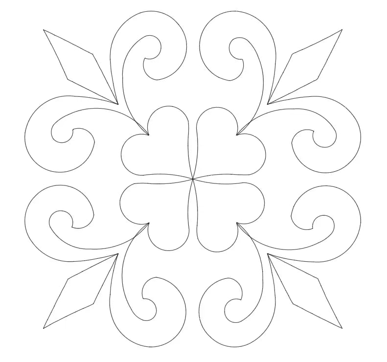 Magic Carpet Genie Block 3 - Linda's Electric Quilters