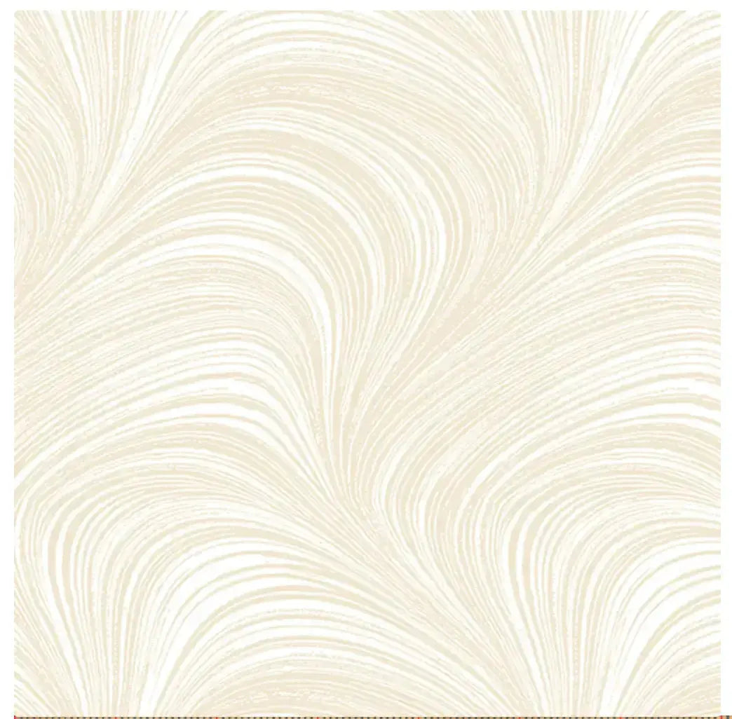 Natural Cream Wave Texture Flannel Wideback Fabric Per Yard Benartex