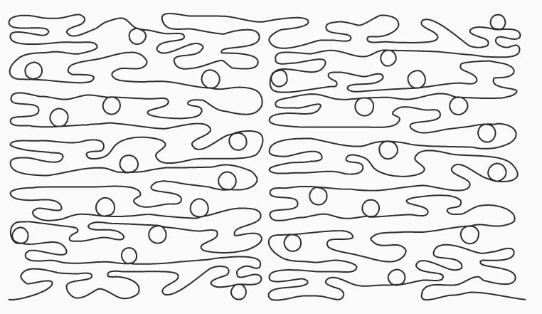 Ripples and Pearls E2E - Linda's Electric Quilters