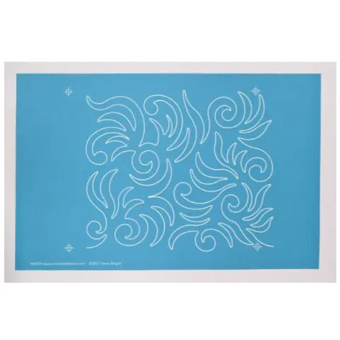 60028 Wild Swirls 9" by 10 1/2" Stencil - Linda's Electric Quilters