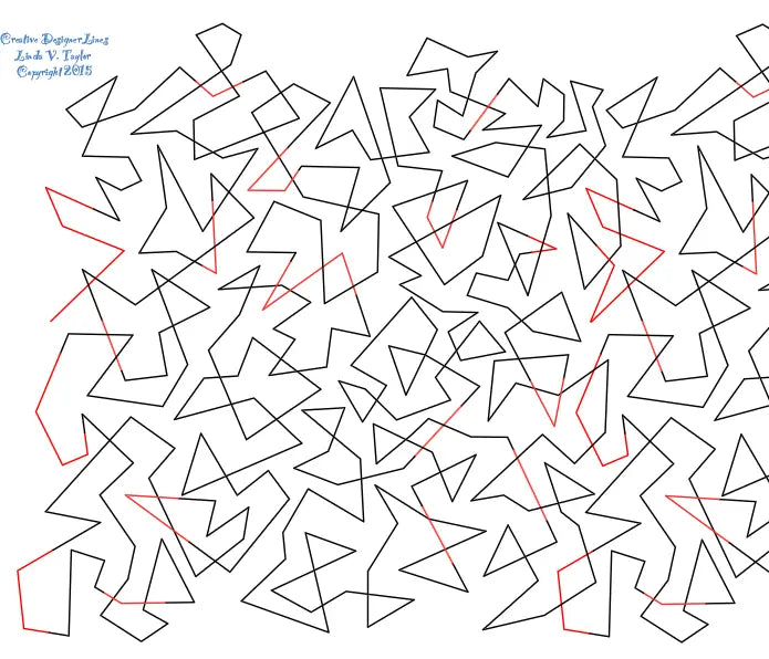 257 Zig It Pantograph by Linda V. Taylor - Linda's Electric Quilters