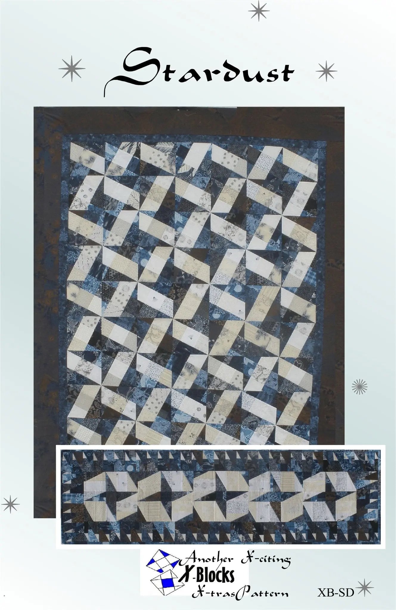 X-Block Stardust Pattern - Linda's Electric Quilters