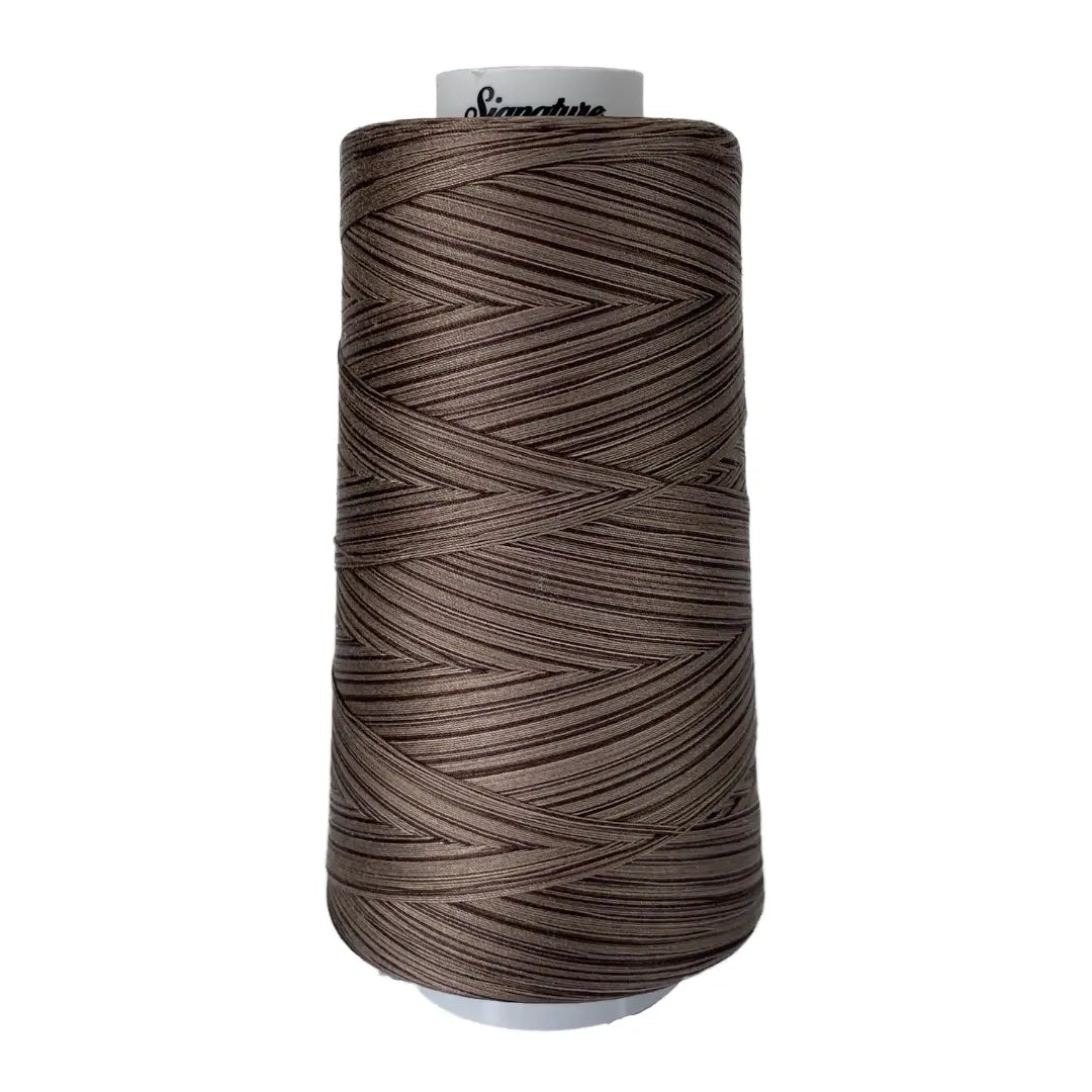 M73 Taupes Signature Cotton Variegated Thread - Linda's Electric Quilters