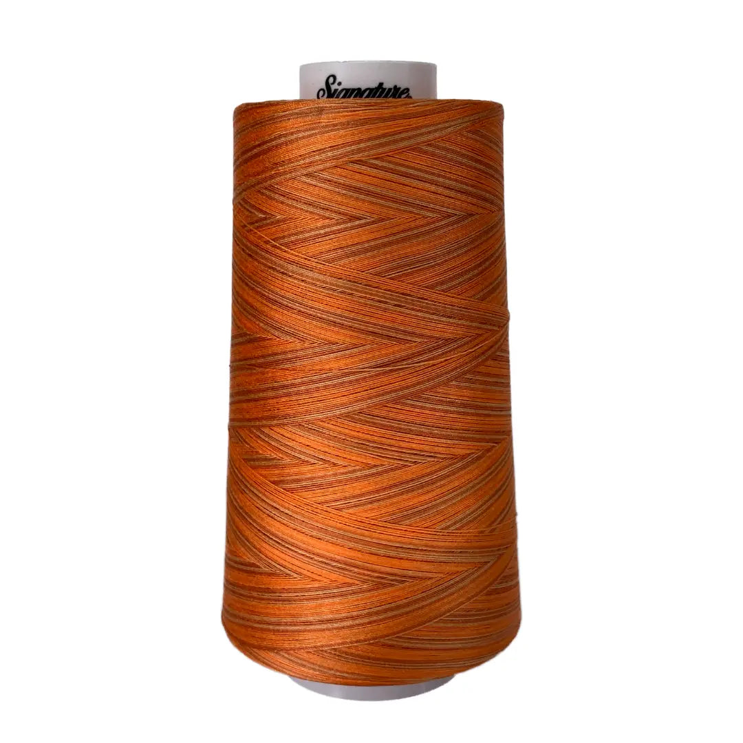 M77 Peachy Tones Signature Cotton Variegated Thread - Linda's Electric Quilters