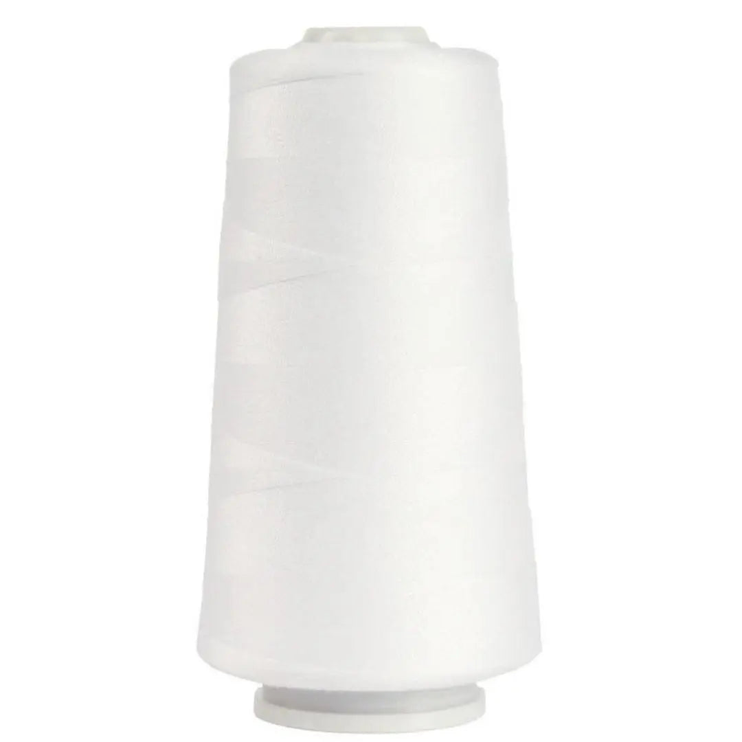 101 Bright White Sergin' General Polyester Thread - Linda's Electric Quilters
