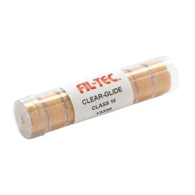 13320 Light Tan Prewound Clear-Glide Class 15/A Bobbin Tube - Linda's Electric Quilters
