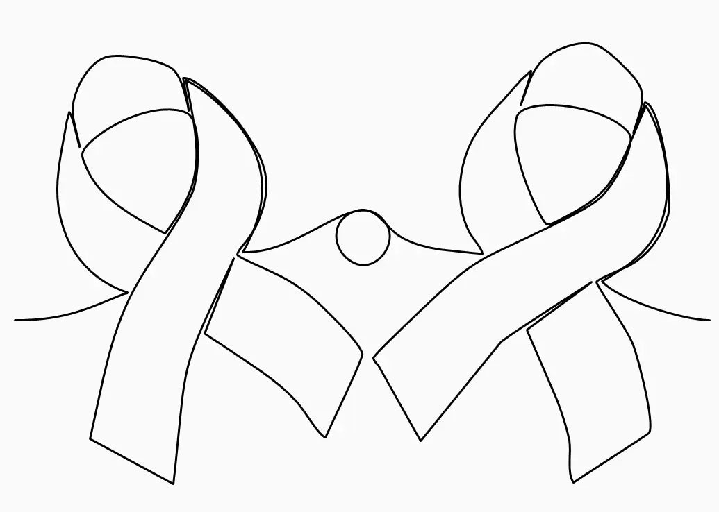 Ribbons of Hope Border - Linda's Electric Quilters