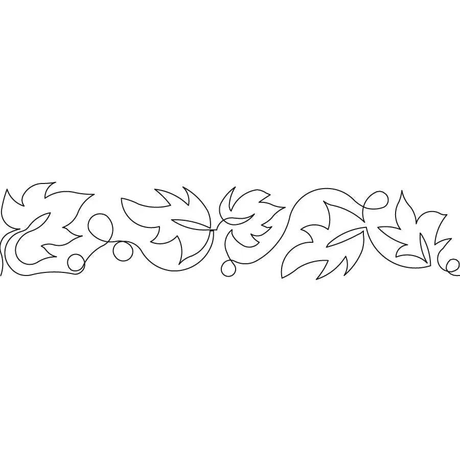 Fall Leaves Digital E2E - Linda's Electric Quilters