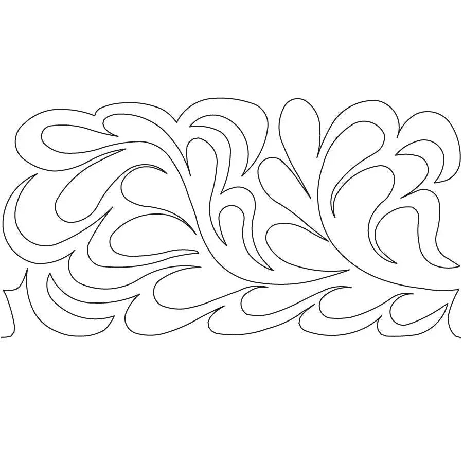 Feather Branches Digital E2E - Linda's Electric Quilters