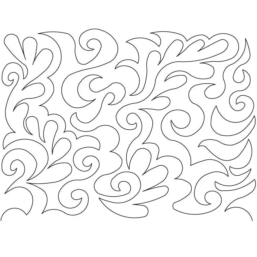 Feather Crescent Digital E2E - Linda's Electric Quilters