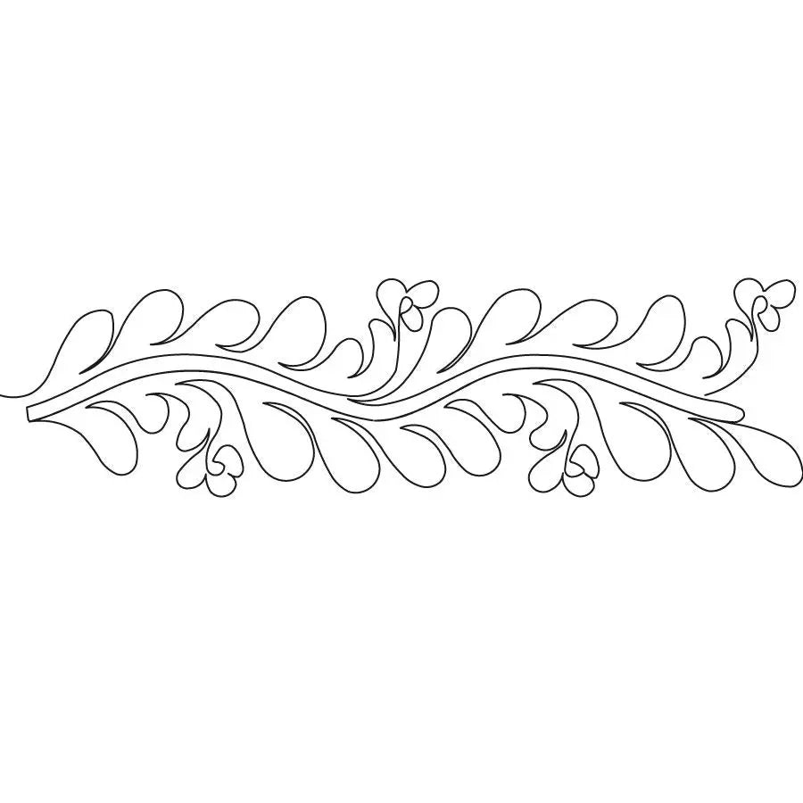 Feather Curl Digital E2E - Linda's Electric Quilters