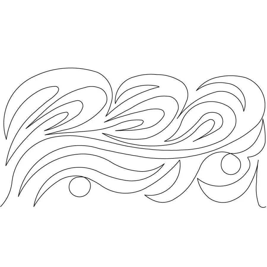 Feather Glow Digital E2E - Linda's Electric Quilters