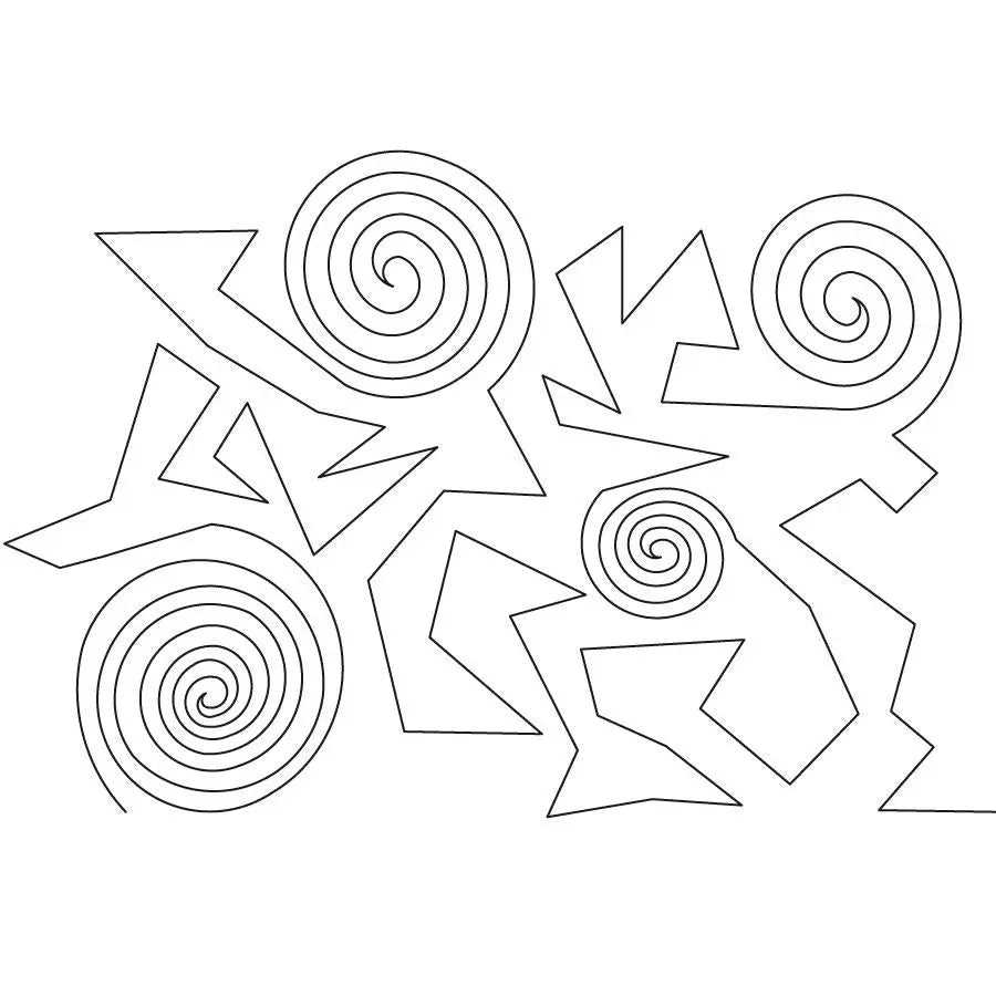 Pinwheels and Angles E2E - Linda's Electric Quilters