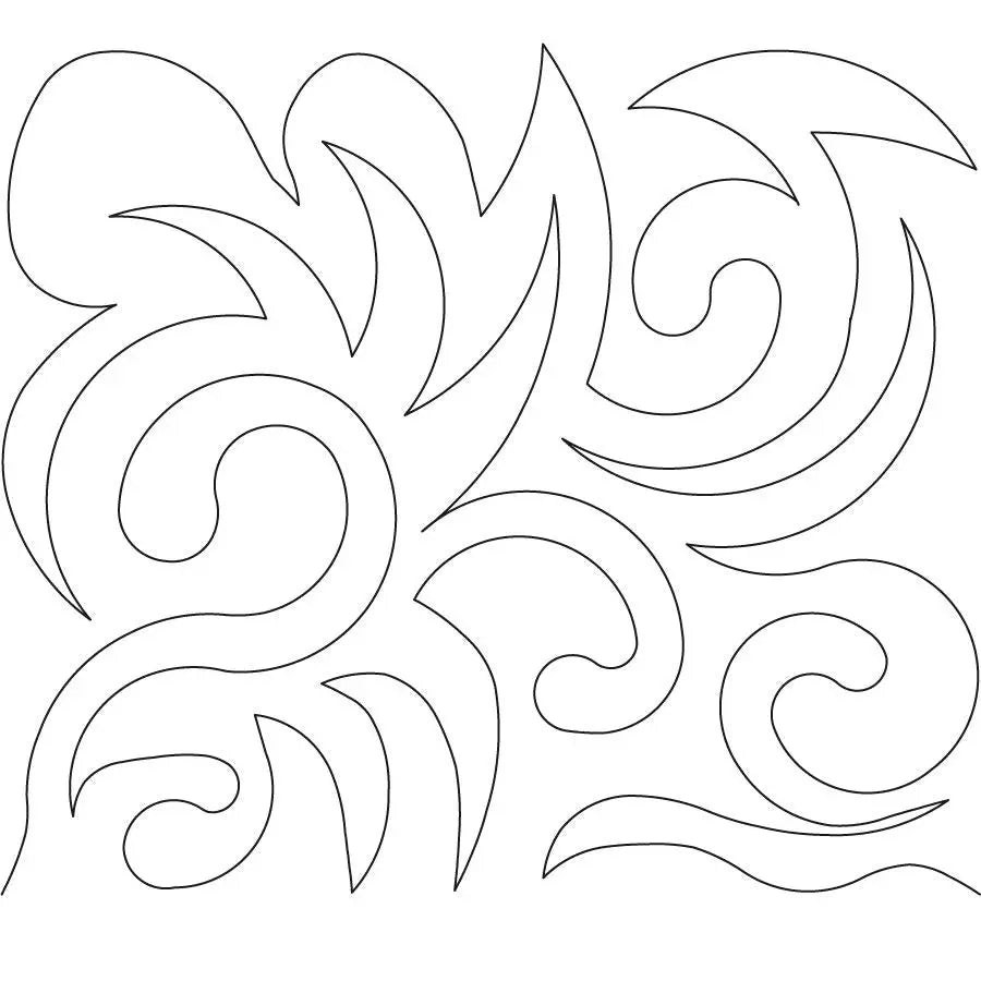 Point and Curls E2E - Linda's Electric Quilters