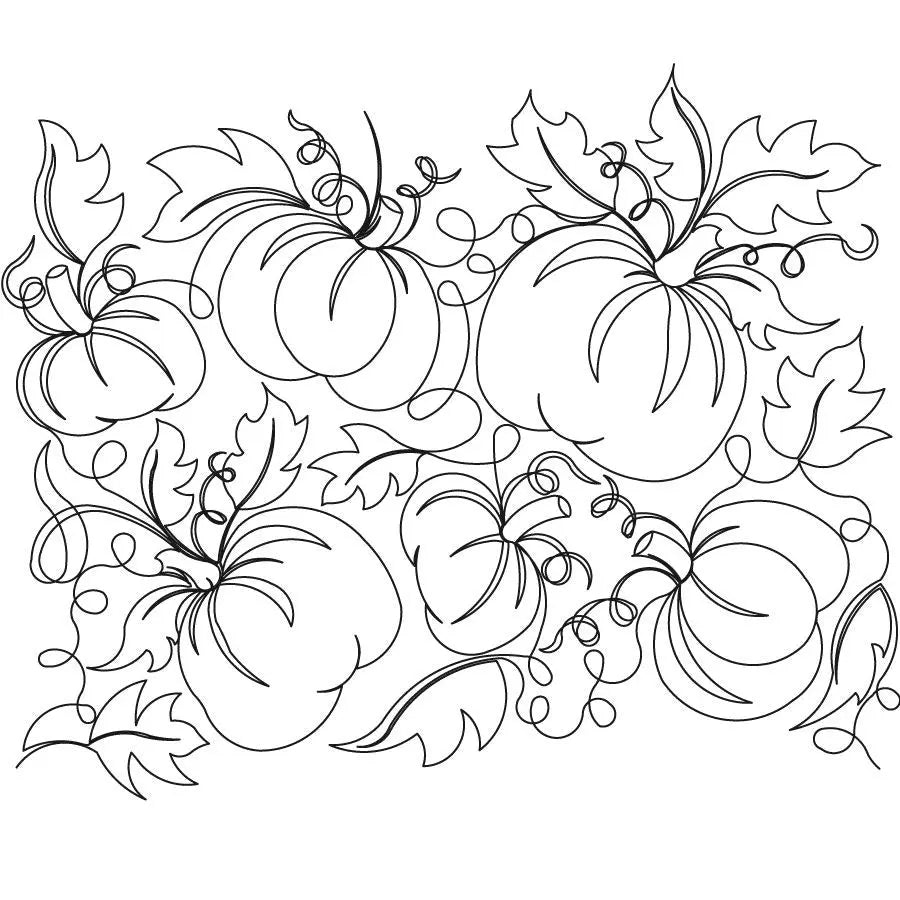 Pumpkin Patch E2E - Linda's Electric Quilters