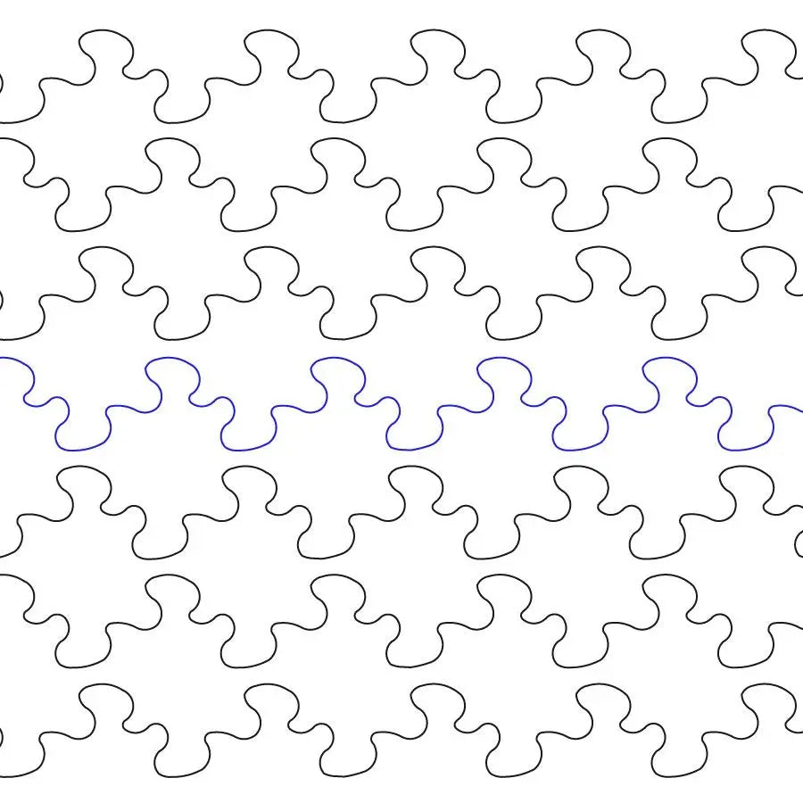 Puzzle All Over E2E - Linda's Electric Quilters