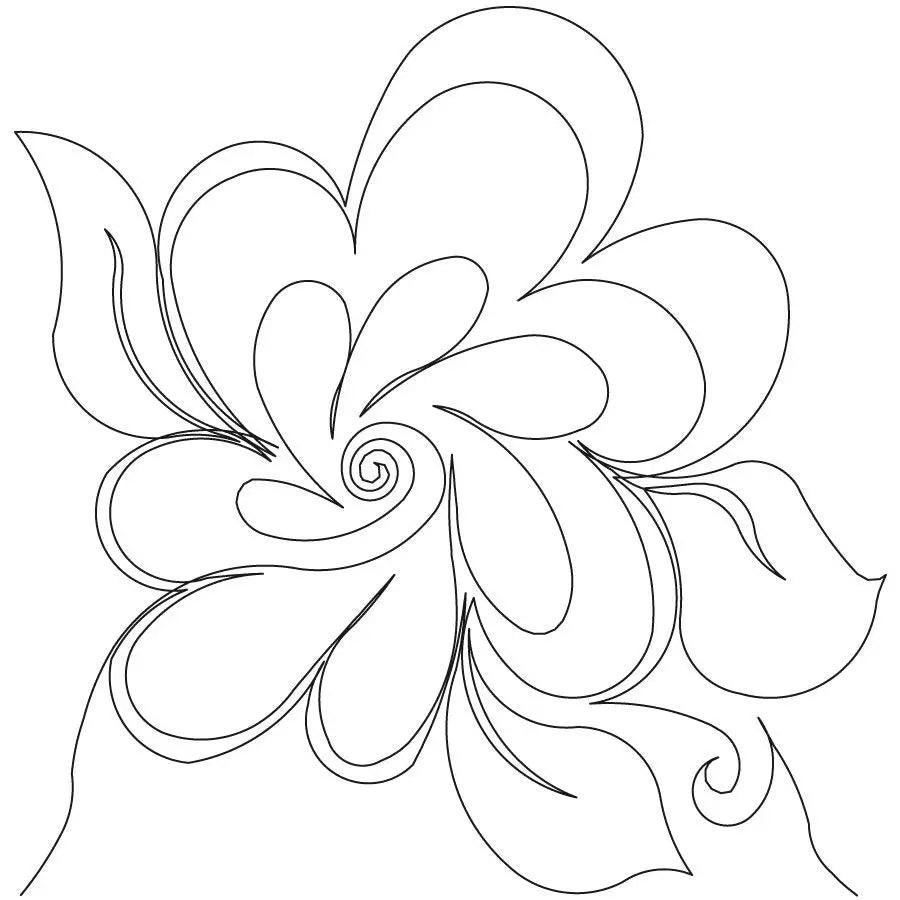 Rose is a Rose E2E - Linda's Electric Quilters