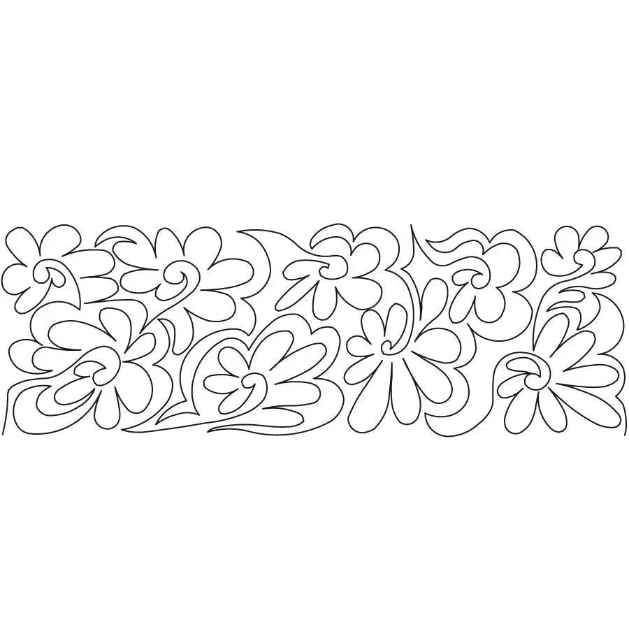 Rosey Posy E2E - Linda's Electric Quilters