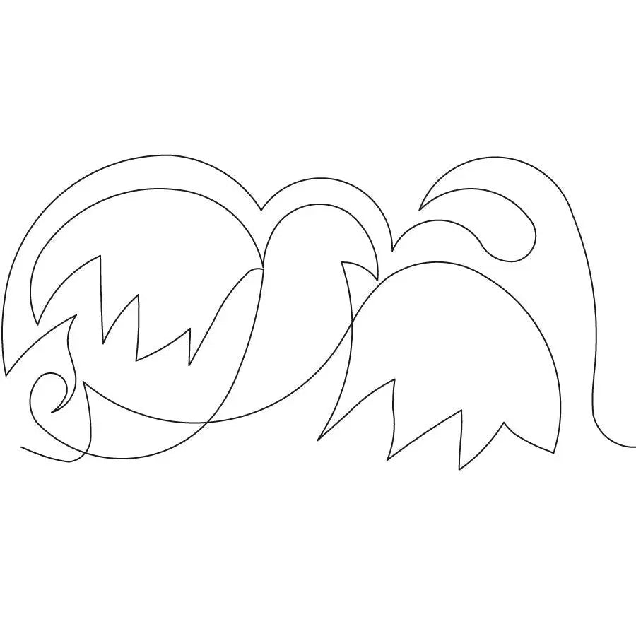 Simple Bird E2E - Linda's Electric Quilters