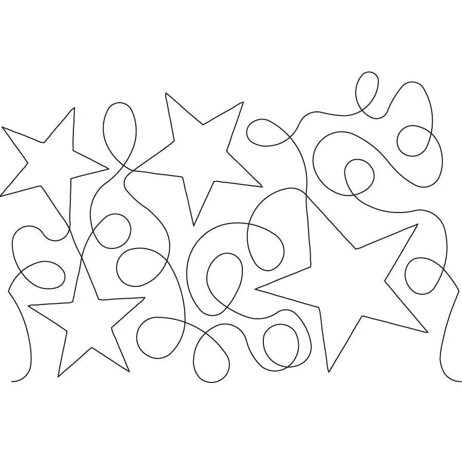 Stars and Loops E2E - Linda's Electric Quilters