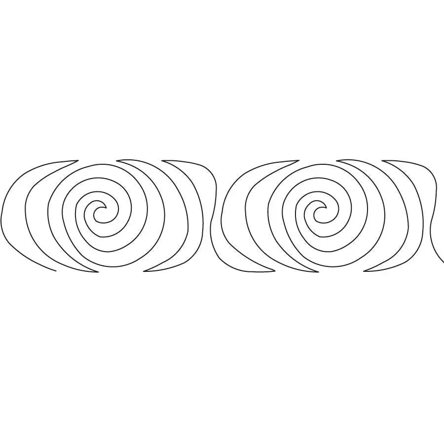 Swirls E2E - Linda's Electric Quilters