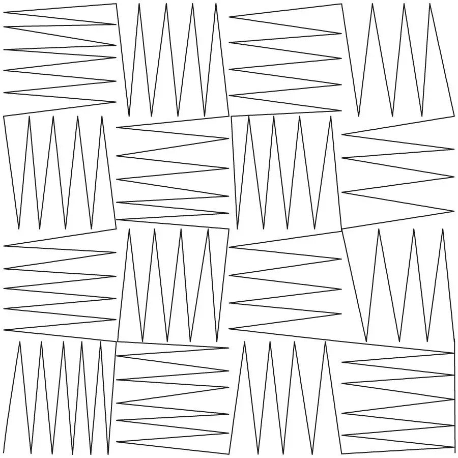 Toothache Meandering E2E - Linda's Electric Quilters
