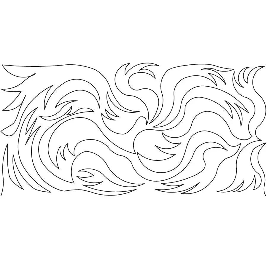 Triad Swirls E2E - Linda's Electric Quilters