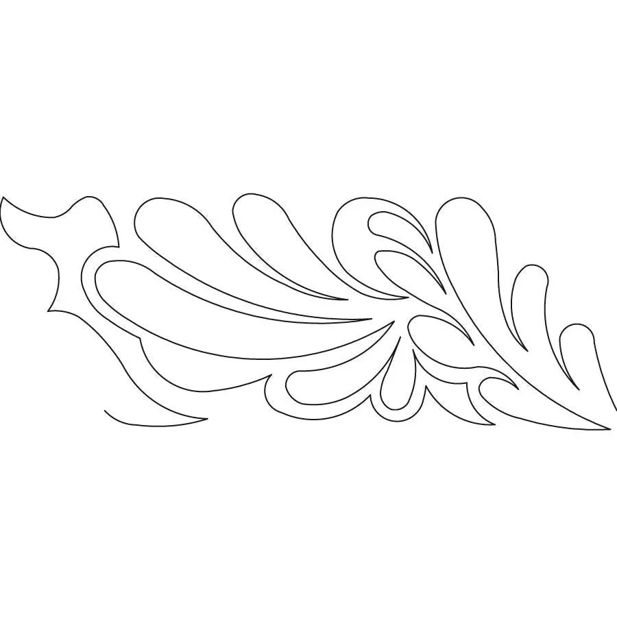 Trinaty's Feather E2E - Linda's Electric Quilters