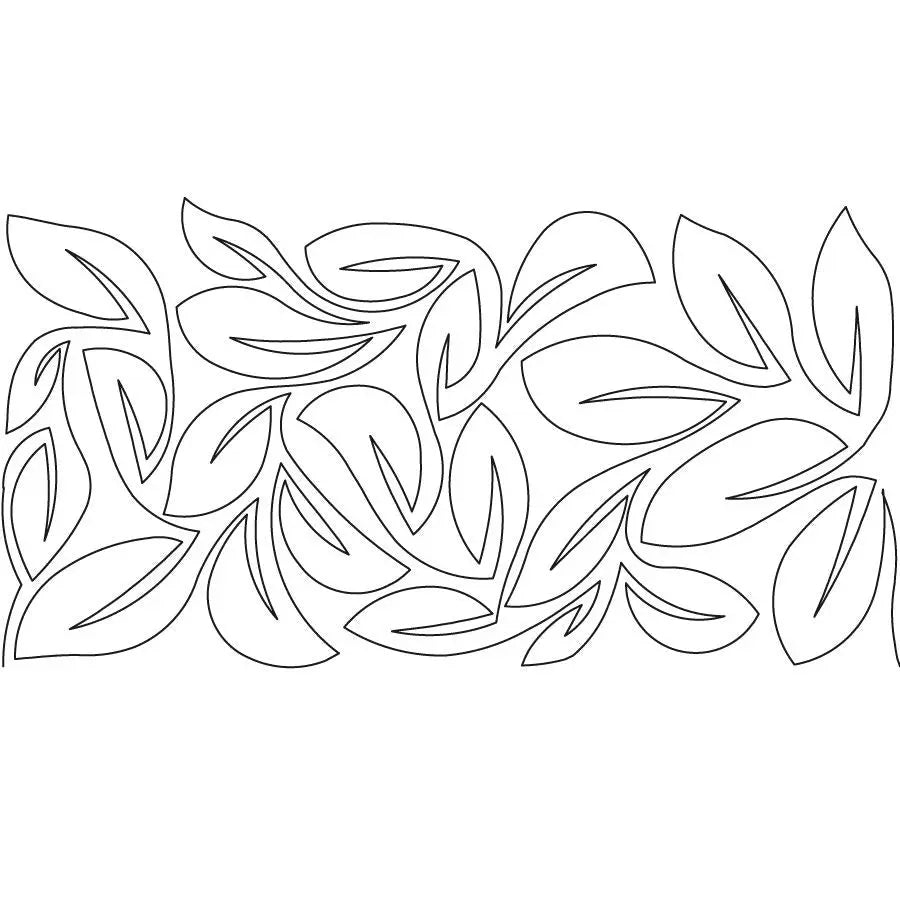 Wandering Leaves E2E - Linda's Electric Quilters