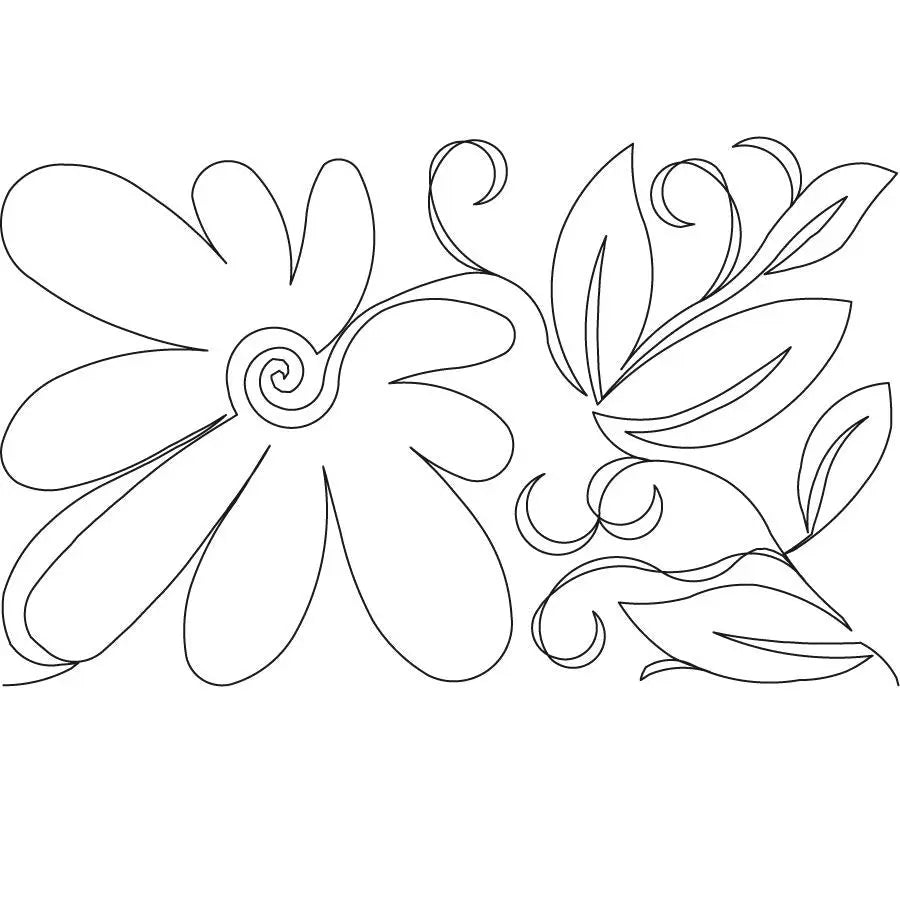 Wandering Posy E2E - Linda's Electric Quilters