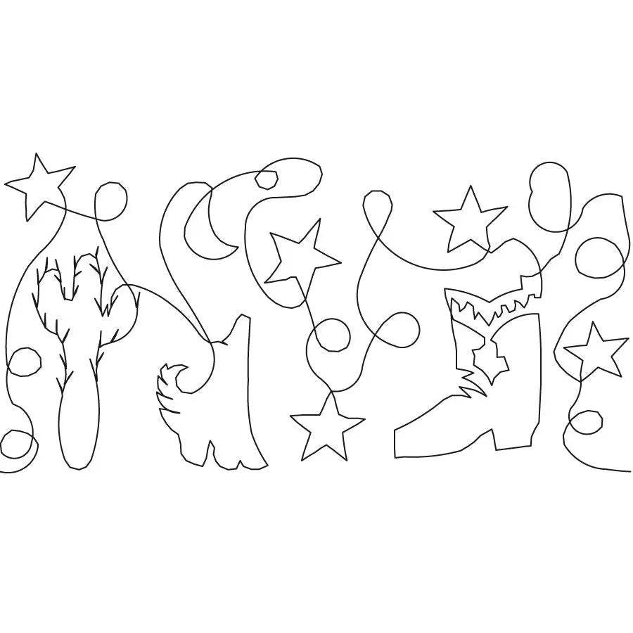 Western Nights E2E - Linda's Electric Quilters