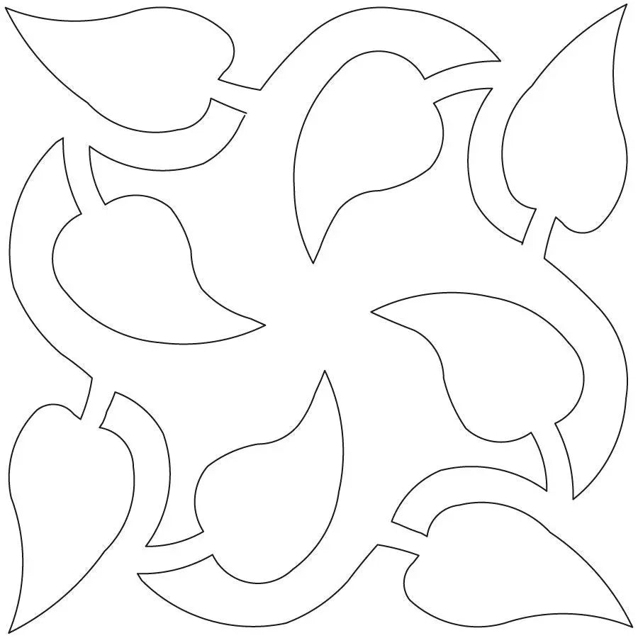 Autumn Dance Block - Linda's Electric Quilters