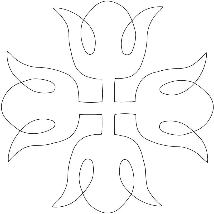 Blossom Spirits Block - Linda's Electric Quilters