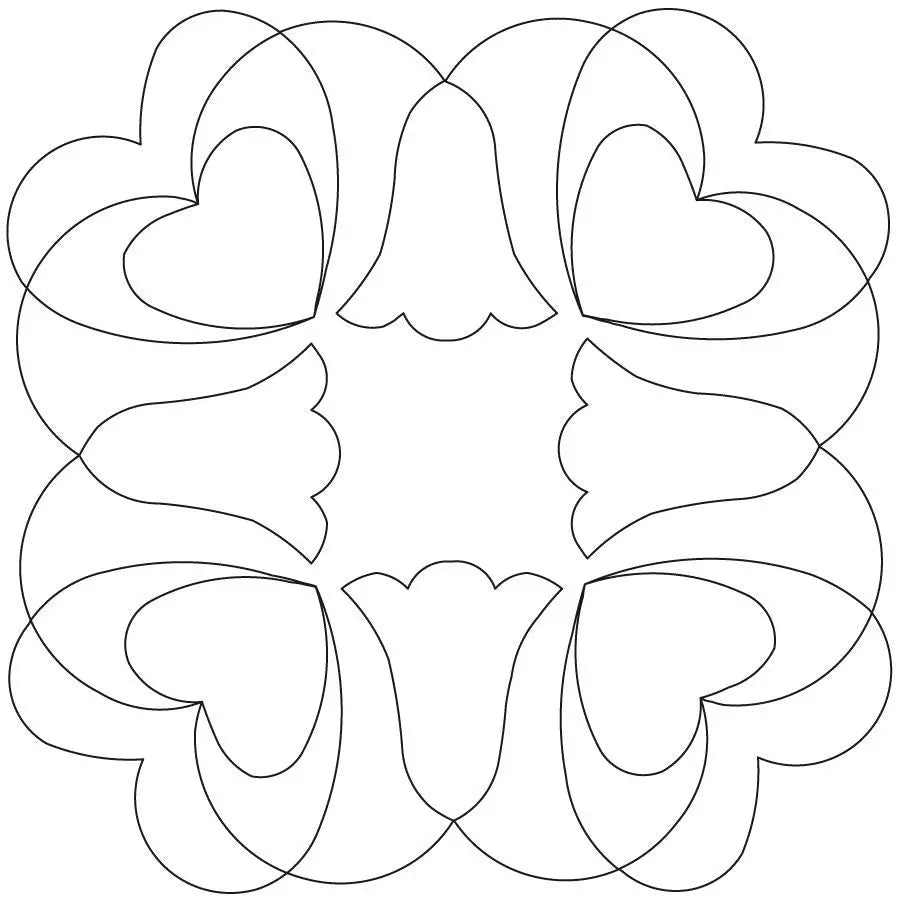 Bluebell Block - Linda's Electric Quilters