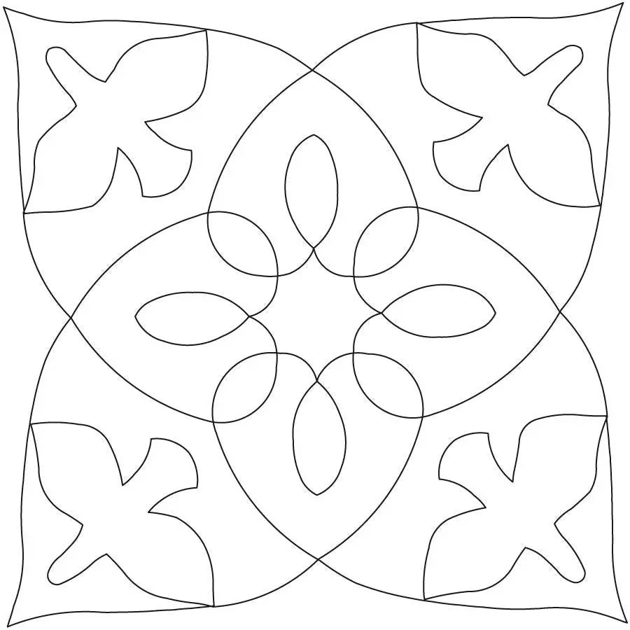 Bright Flight Block - Linda's Electric Quilters