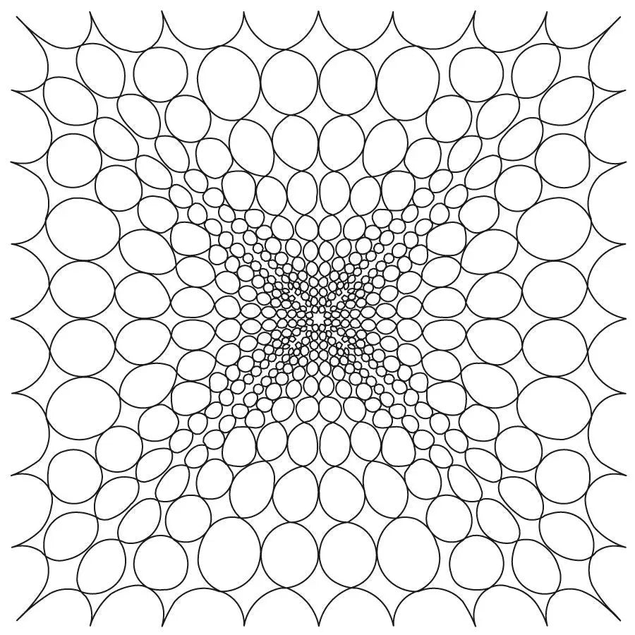 Bubble Dimensional Fill - Linda's Electric Quilters