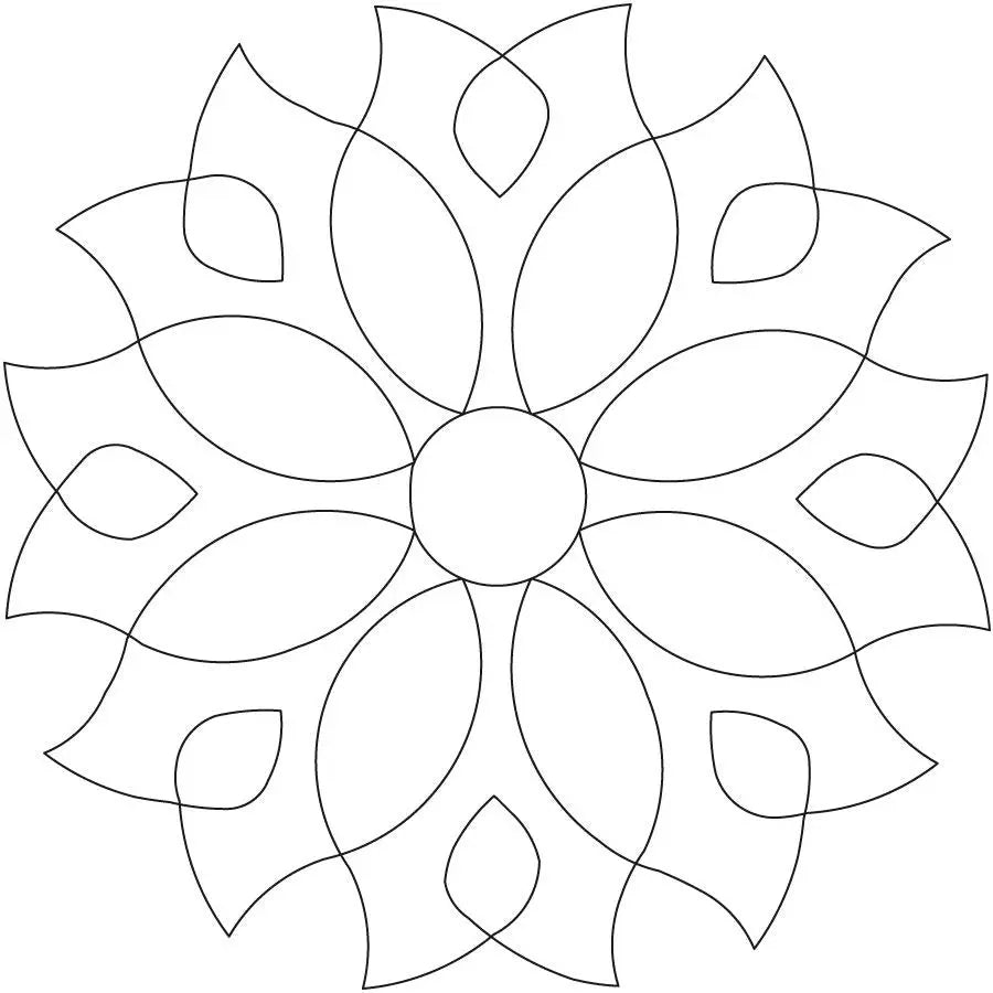 Dahlia Dandy Block - Linda's Electric Quilters