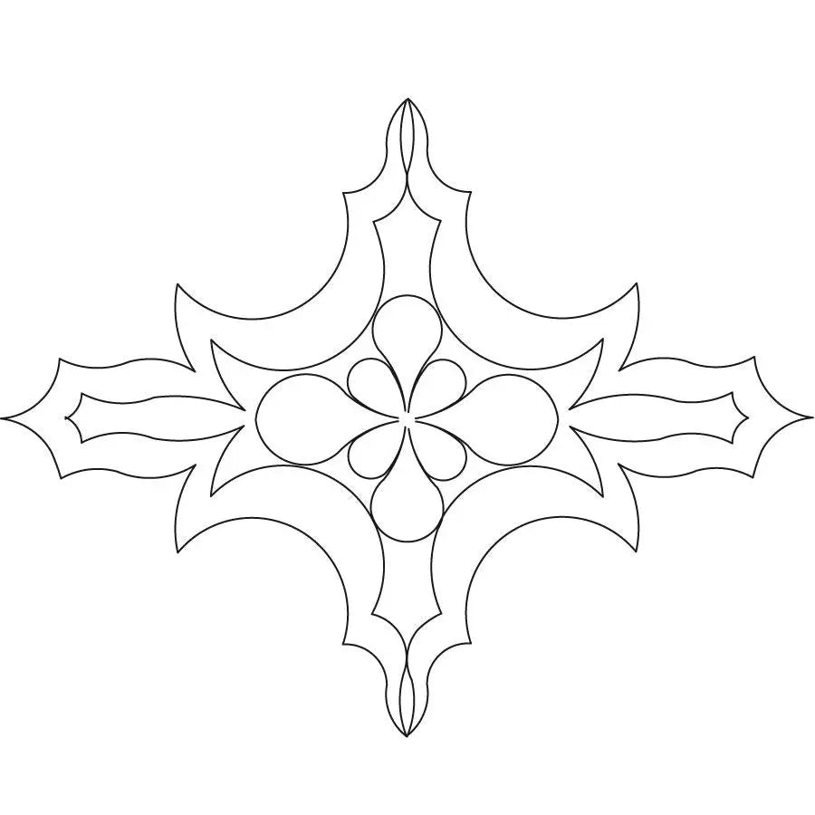 Diamond Filler 3 Block - Linda's Electric Quilters