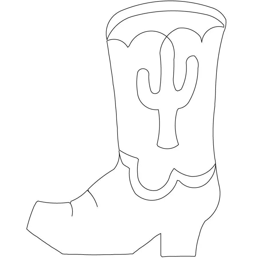 Dream Boot Block - Linda's Electric Quilters