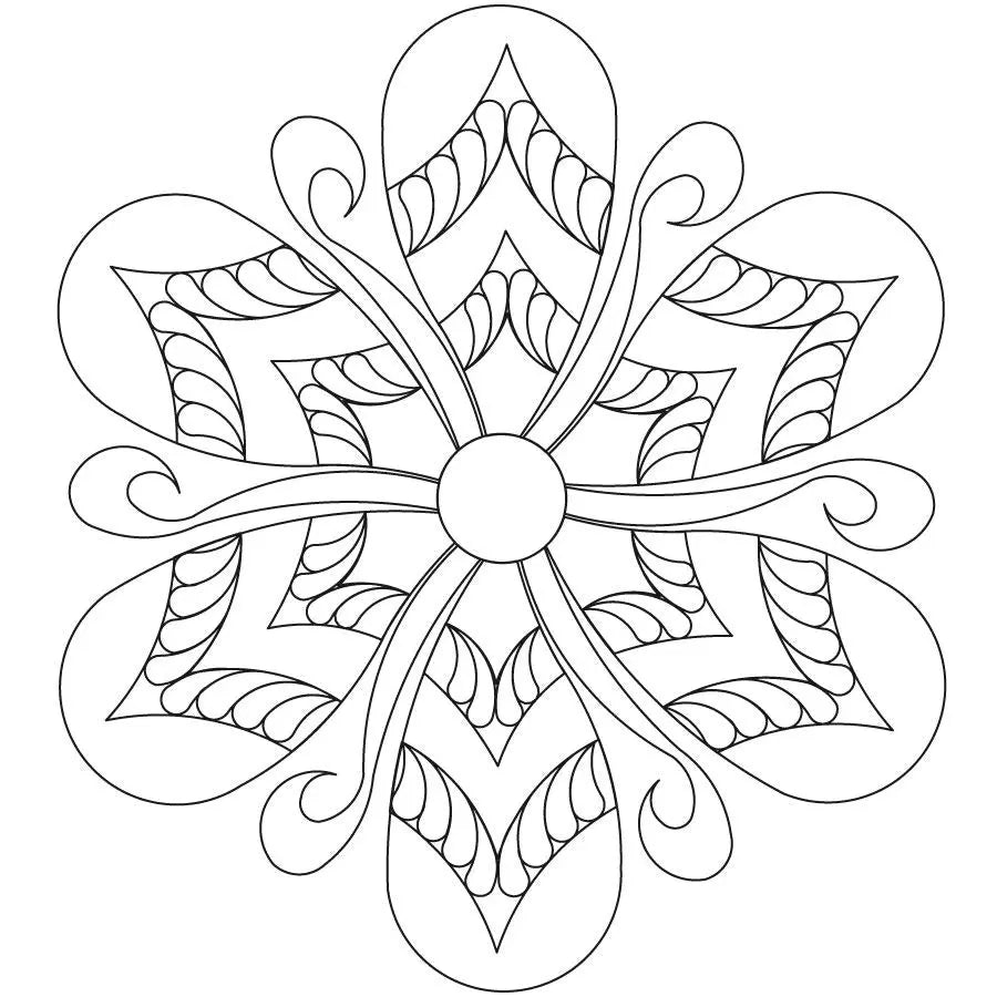 Fleathered Fleather 6 Petal Block - Linda's Electric Quilters