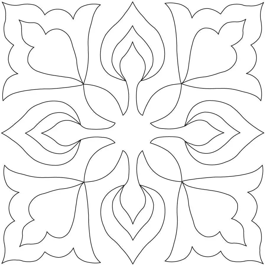 Floral Dream Block - Linda's Electric Quilters