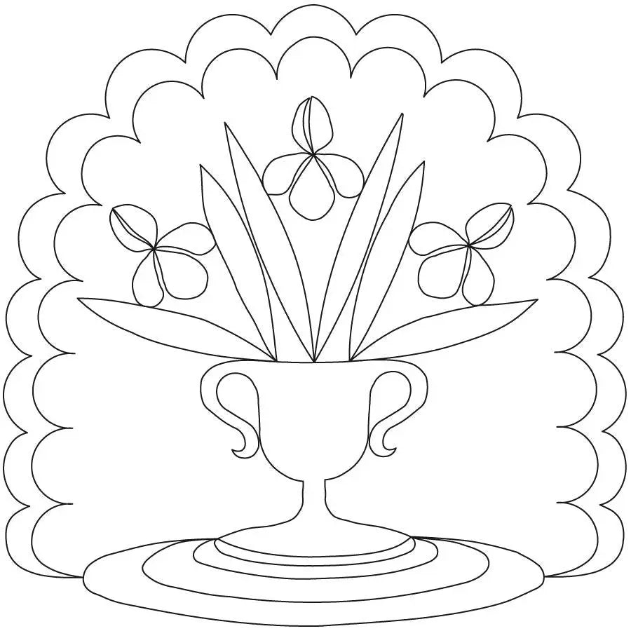 Florentine Bouquet Block - Linda's Electric Quilters