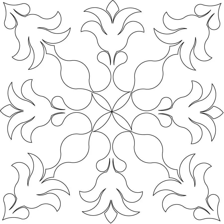 Flowers and Lace 2 Block - Linda's Electric Quilters