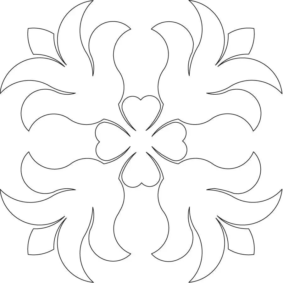 Flowers and Lace 3 Block - Linda's Electric Quilters