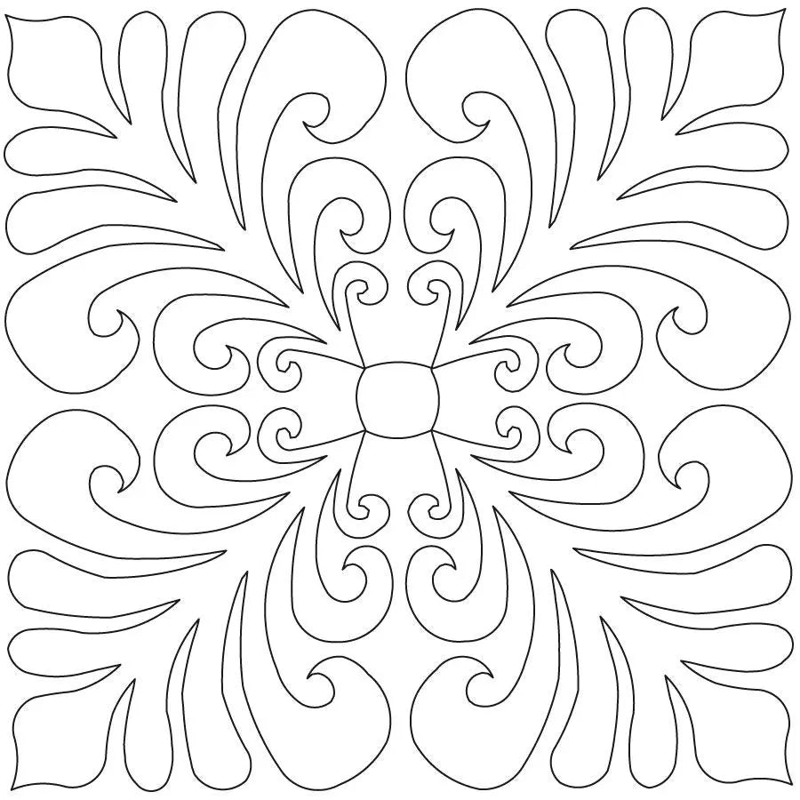 Flur Block Fill Block - Linda's Electric Quilters