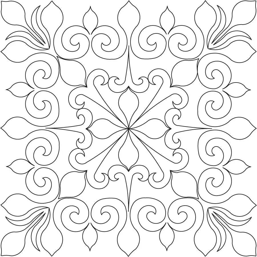 Garden 3 Block - Linda's Electric Quilters