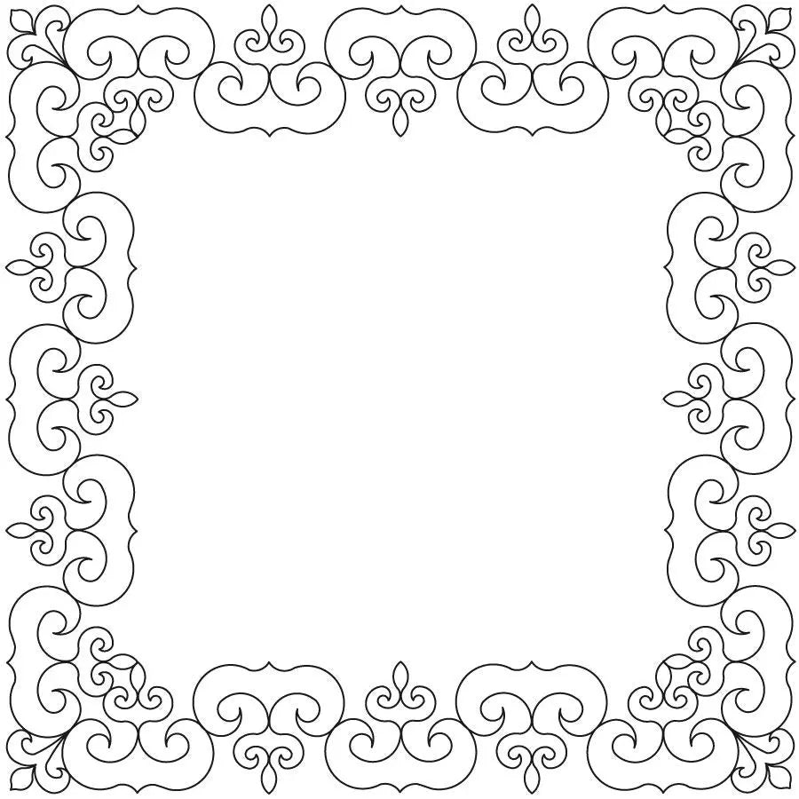 Garden Frame 1 Block - Linda's Electric Quilters
