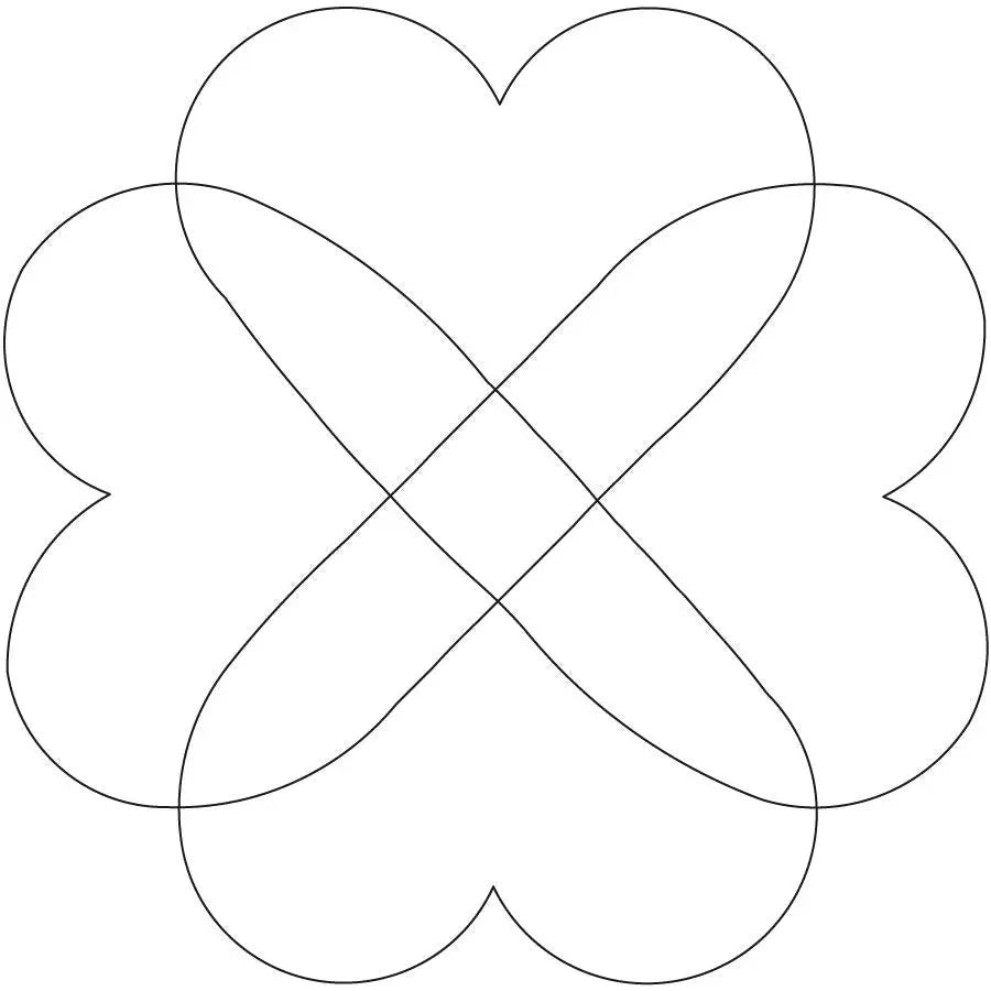 Heart Knot Block - Linda's Electric Quilters