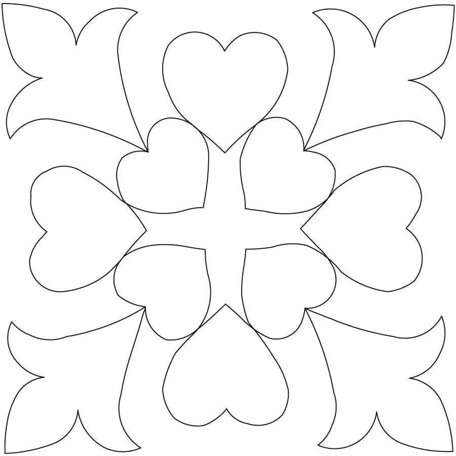 Hearts of My Hearts Block - Linda's Electric Quilters