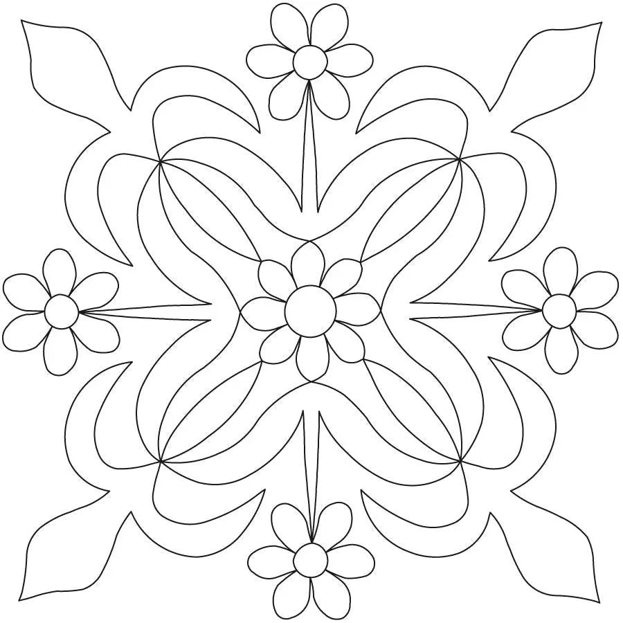 Sunshine Chorus Block - Linda's Electric Quilters